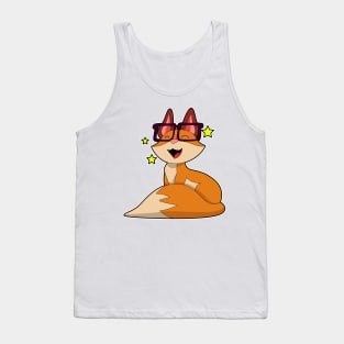 Fox with Glasses Tank Top